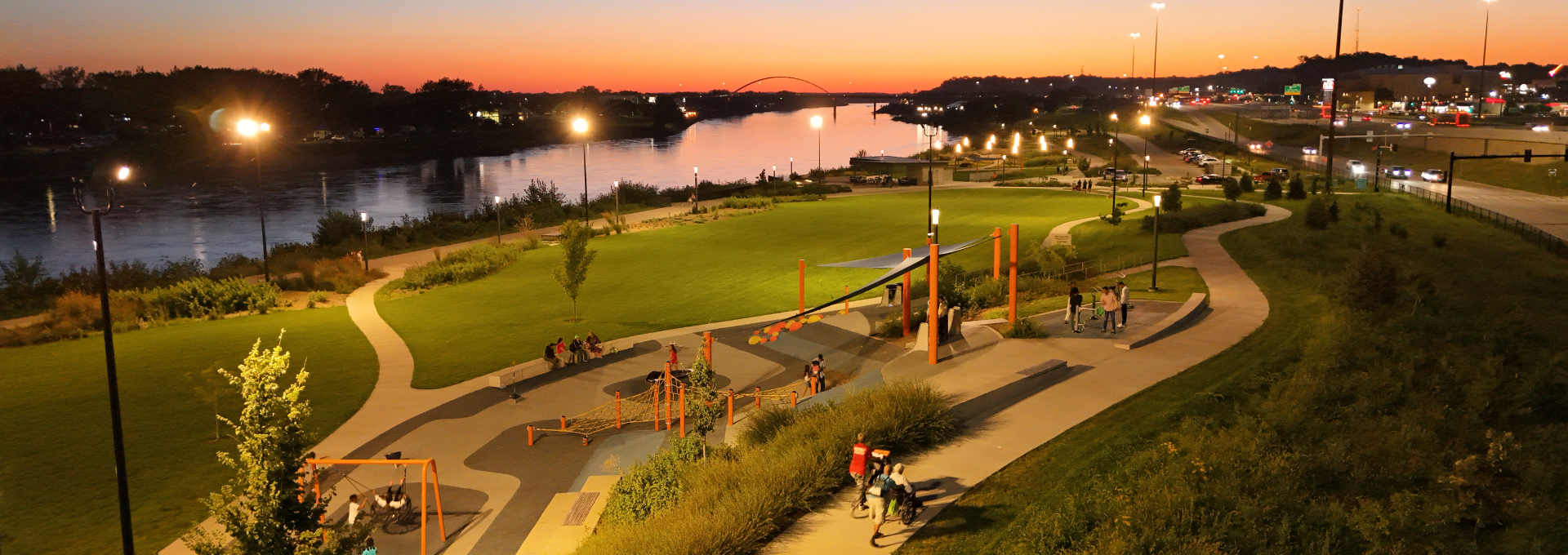 Chris Larsen Park Riverfront